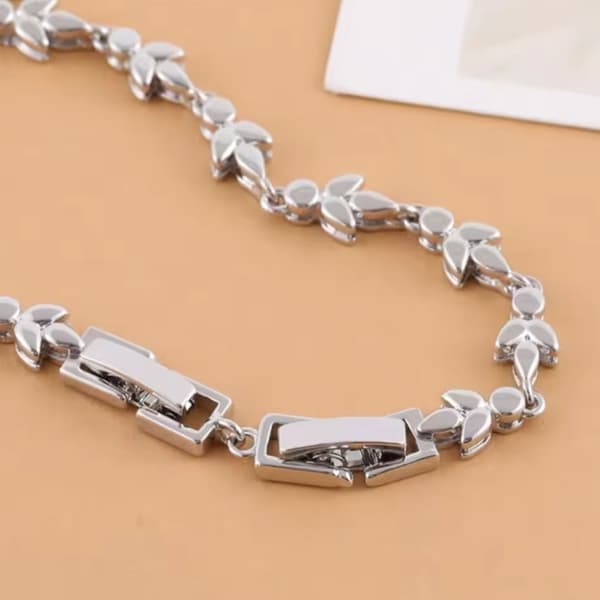 4 solida kopparförlängare för armband Kompakta 20x6mm smyckeslås silver guld