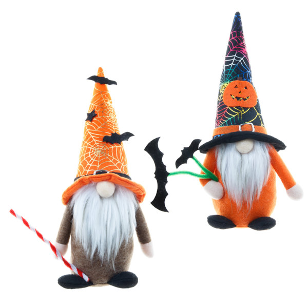 Halloween Gnome Handgjord Fladdermus Tomte Nisse Swedish Elf Dwarf Hemmagårdsinredning null - Type A