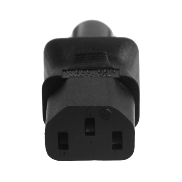 IEC 320 3-stifts C13 hona till C6 power AC-adapterkonverterare