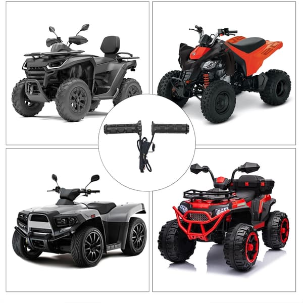 Ergonomisk ATV Styr Varmesystem 4 Tilstande 12V Opvarmede Håndtag Universal