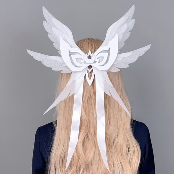 Englevinge hårspenne hårstyling hodeplagg for cosplayfester musikkfestival