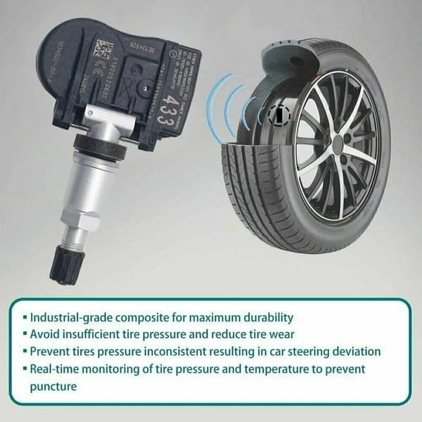 Ersättningsövervakningssystem Däcktryck TPMS-sensor för Bil 3/S/X 103460200A