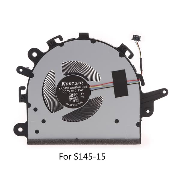 Bærbar CPU Køleventilator 5V 0.5A 4Pin 4Wire CPU Radiator til IdeaPad 15