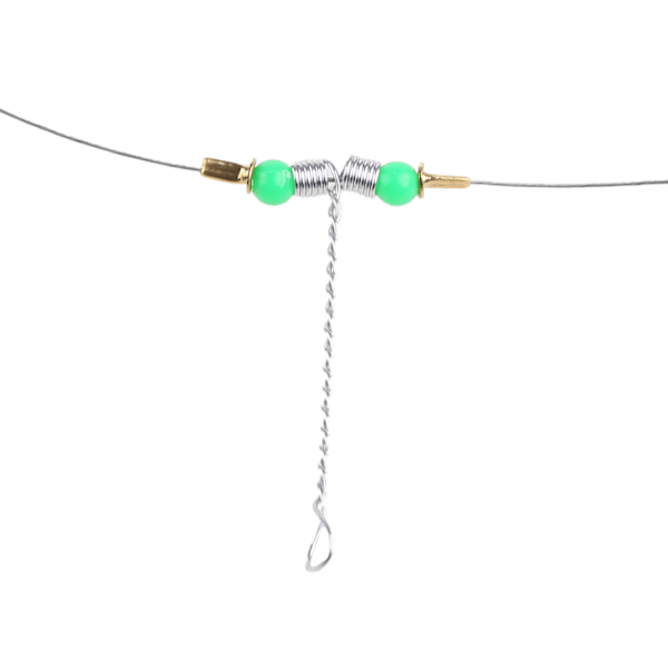 Anti-Winding Swivel String Havsfiske Krok Stål Riggar Wire Leader Fiskkrokar 5