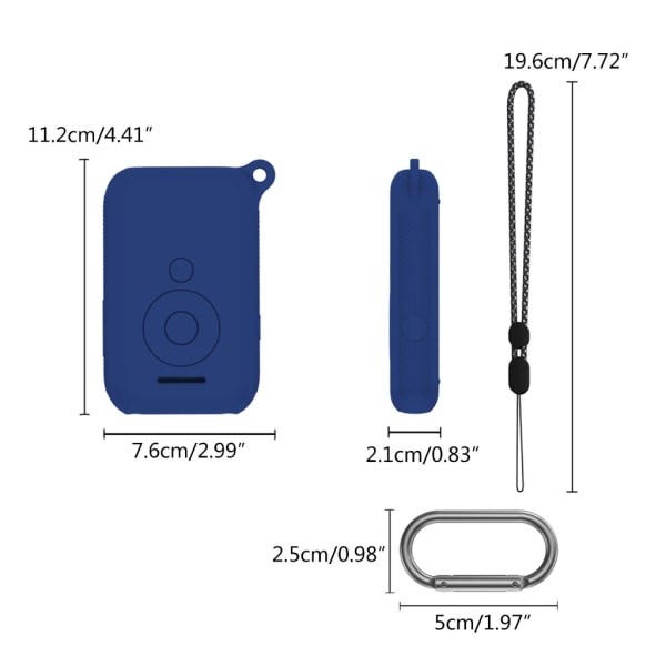 Kompatibel för Xreal Beam Shockproof Sleeve Slagtåligt hölje Antidammtvättbart mjukt cover Vattentätt skal Luminous green