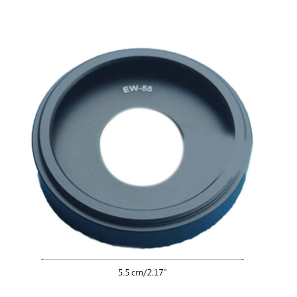 EW-55 metall cover för kamera 55 mm för RF 28 mm F2.8 STM R50 R6 R5 R62 R8R7 R10 lins förhindrar strökljus antibländning