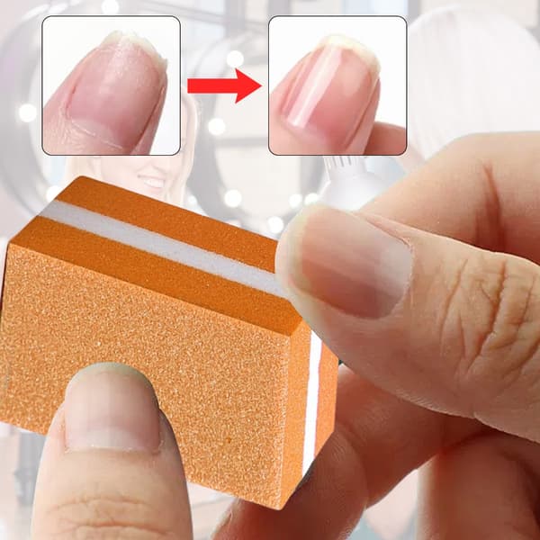 22 st Nagelbufferblock Svamp Nagelfil Sandpappersblock Nageltillbehör