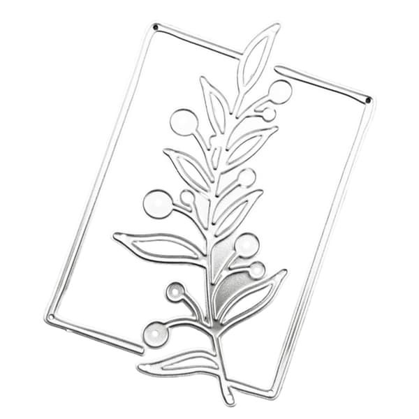 Metallstansar Kolstål Stenciler Växter Skärformar för DIY Scrapbooking