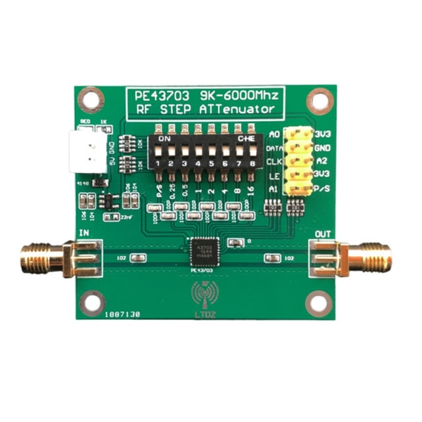 PE43703 Modul Plast 0,25dB till 31,75dB Insättningsförlust 2dB Digital RF Dämpningsmodul