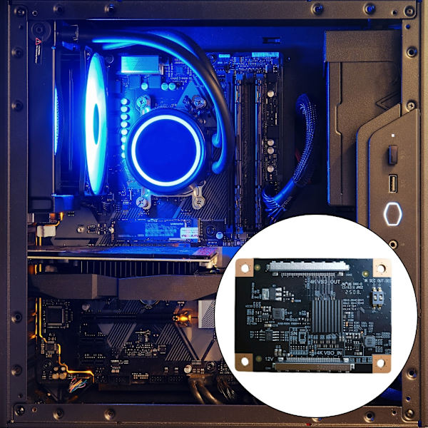 4K Partition Adapter Board 4K til 4K Partition Konvertering 1/2 Partition