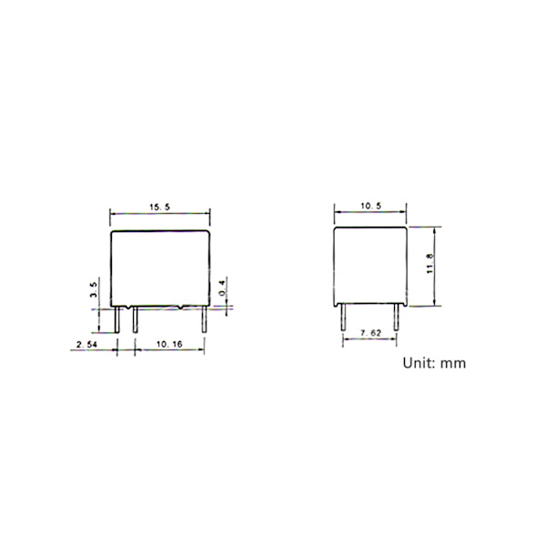 5 st 12V relä HK4100F-DC12V-SHG 6 stift 3A 250V AC 30V för DC | Fyndiq