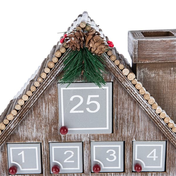 Advent Kalender i Tre Skrivebordsornament for Julepynt