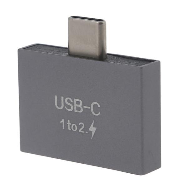 USB C Hane till Dual USB C Hona Splitter Convter Adapter Kontakt för USB C PD Laddare Powerbank Laptop Tillbehör