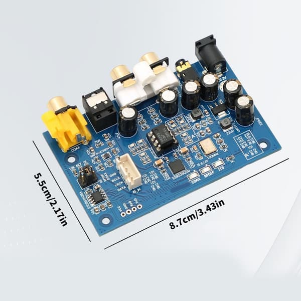 ES9039Q2M-omformerbrett I2S-inngang DSD512 dynamisk forbedret dekoding