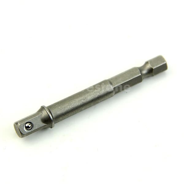 1/4\" boremaskine bit driver hex socket stangnøgle adapter forlænger