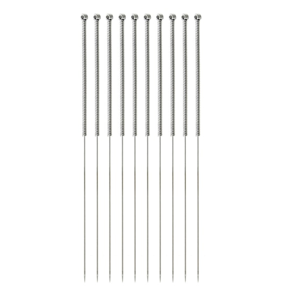 10 stk. rengøringsnåle i rustfrit stål, 0,2 mm, 0,25 mm, 0,3 mm, 0,35 mm, 0,4 mm bor til e3d V6 dyse 3D-printer