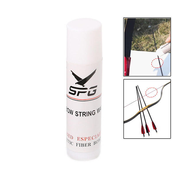 1 flaska vaxrör för båge Bow Recurve Bow Tradition Longbow Garn Underhåll Smörjvax