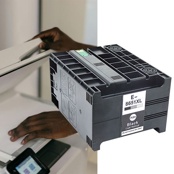 Sort blækpatron til WorkForce WF-M5190DW BAM/WF-M5191 modelprintere