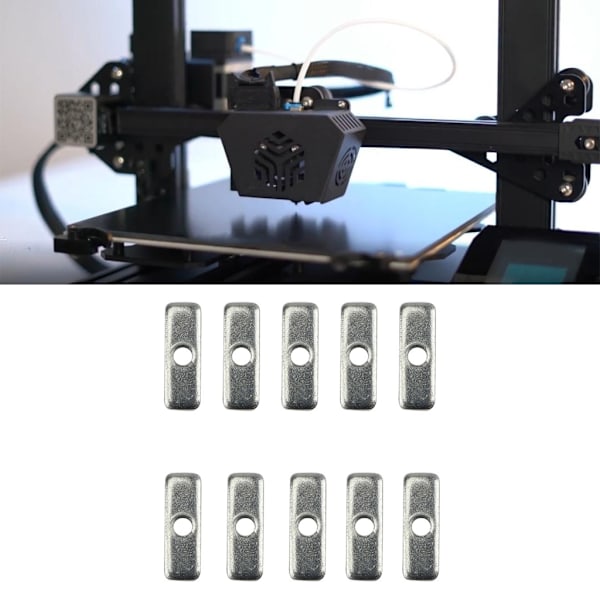 Makerbeam XL Typ Bältesmutter T-mutter XL T-mutter Bältesmutter för V0 0.1 V0.2