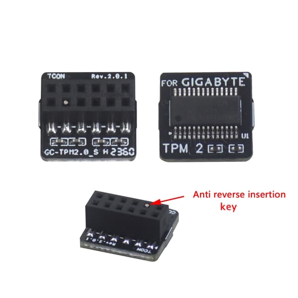TPM 2.0 Krypterad Säkerhetsmodul LPC 12Pin Moderkort Kort TPM 2.0 Modul