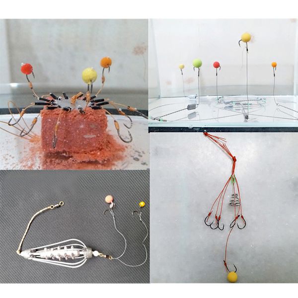 1 Box Karp Flytande Fiske Lure Konstbeten Pärlor Pops Up Smak Lukt Bal Red