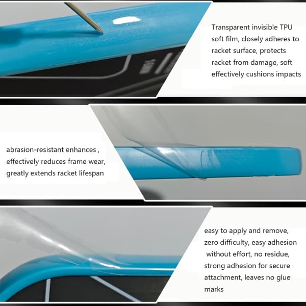 Pickleballs Paddles Edge Guard Snabb Installation Slitstark Pickleballs Skydd