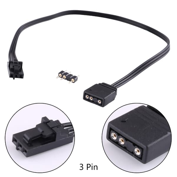 Forbedret controlleradapterledning ARGB 5V3P til RGB til AuraandMSI Light