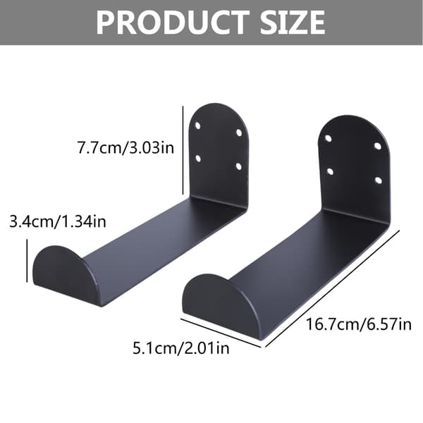 2-pack väggmonterade yogamattehängare för hemmagym förvaring surfbrädeställ