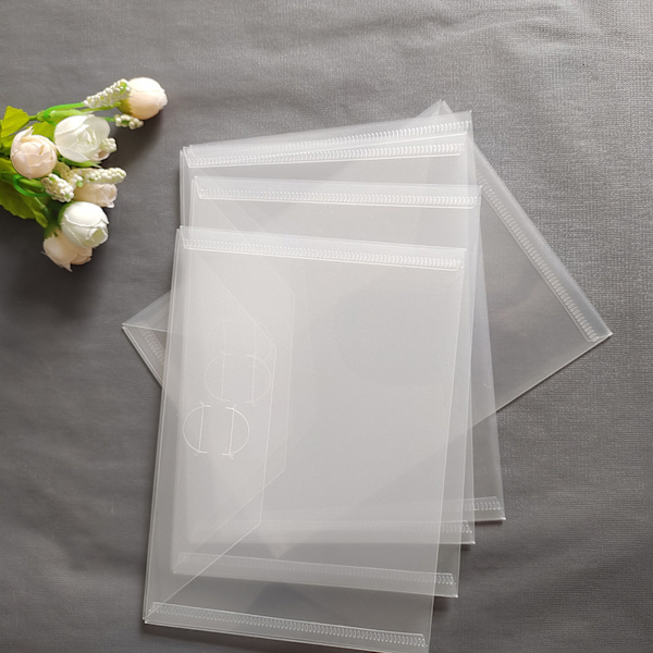 5 st Dies Förvaringspåse Stämpelsamlingsficka Klar plastmärm 5''x7'' Passar för Scrapbooking Stencils Sticker