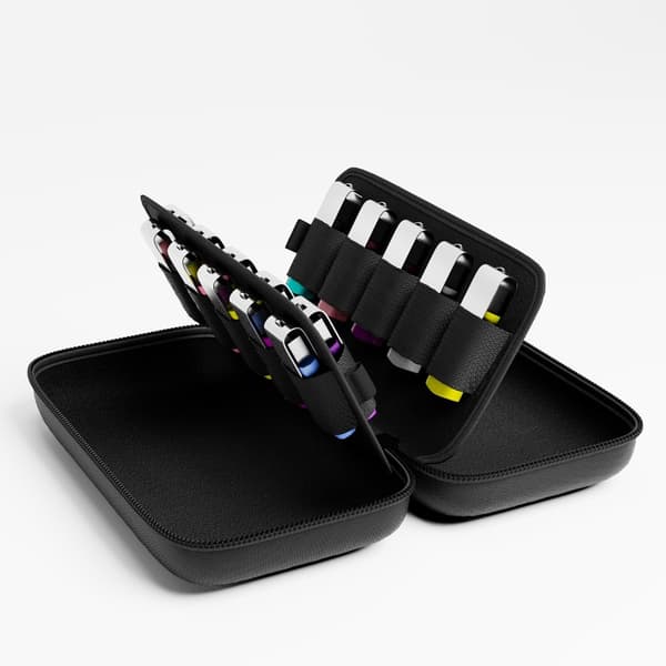 Resevänlig USB-förvaringsväska för USB-minne och kort med AntiScratch