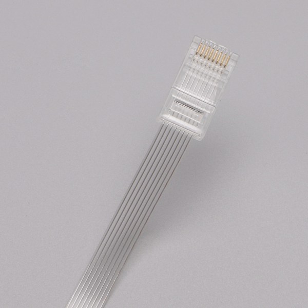1,5 m 5FT utdragbar kabel Indragbar RJ45 Internet Ethernet Nätverk LAN Modem Router Wire Flat Ethernet-kablar