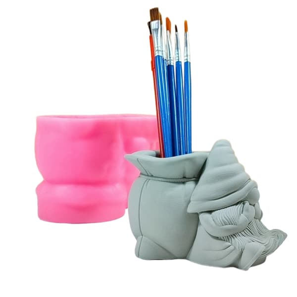 Funksjonell silikonform for dvergformede blomsterpotter og sukkulentplanter