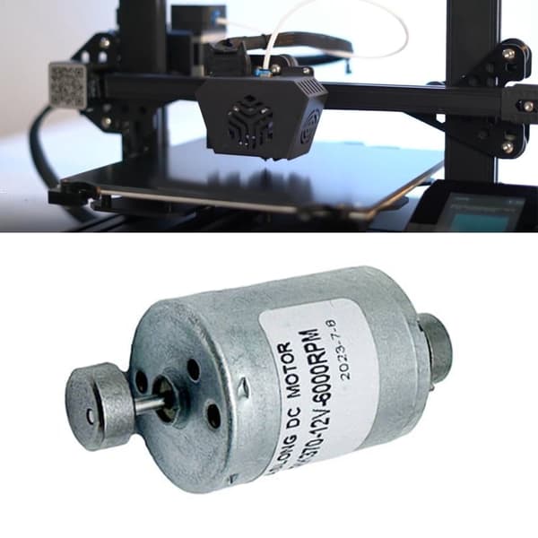 Robust konstruktion DC12V dobbeltaksel 370 vibrationsmotor med lav støj