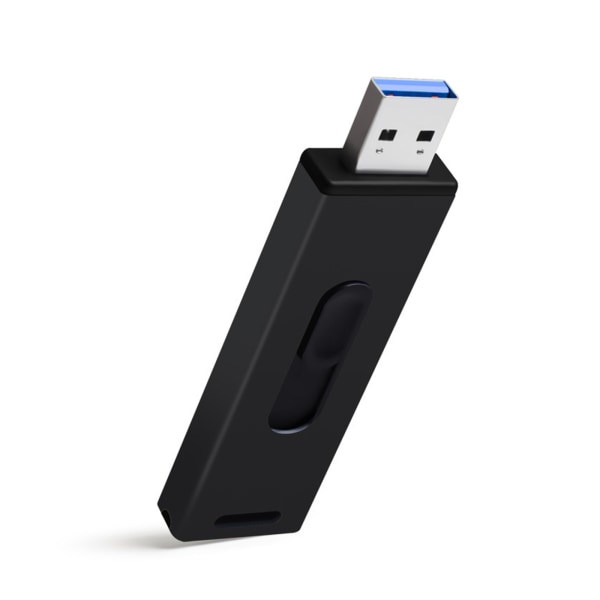 USB3.0 Flash Drive Bärbara tumminnen Memory Stick Ultra Large Storage High Speed Jump Drive Bulk Drive för PC Laptop Black 128GB