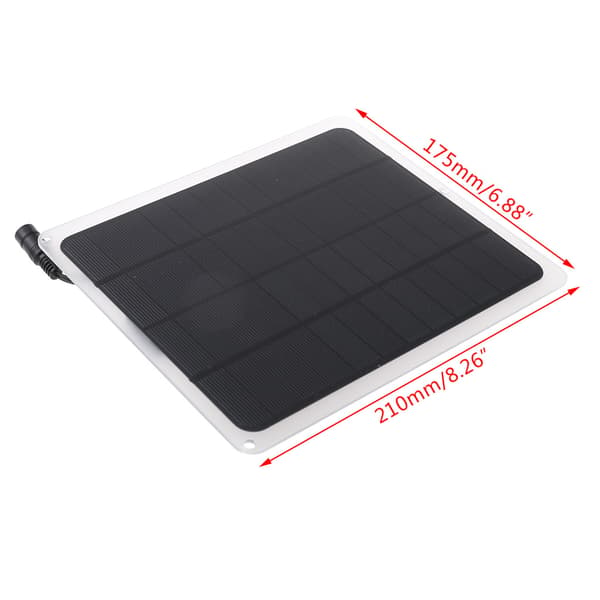 Solcellepanel Eksosvifte 10W 12V for Hønsehus Drivhus Kjæledyrhus