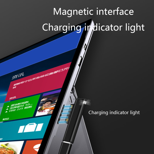 Surface Connect till USB C Laddningskontakt för Surface Pro 3 4 5 6 Hållbar