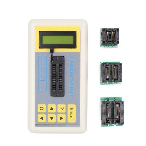 Multifunktionell Transistor Tester Integrerad krets IC Tester Mätare Underhållstest LCD Digital Display B