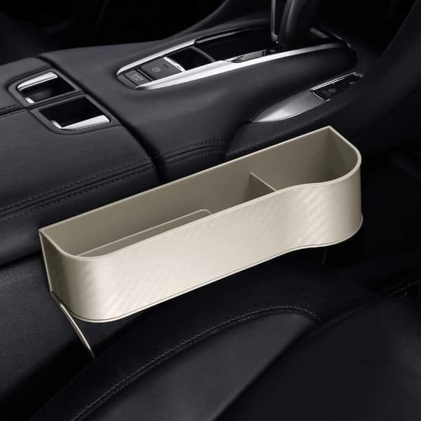 Bil Senterkonsoll Organizer Holder Beholder For Telefonlading Kort Sklisikker Black codriver