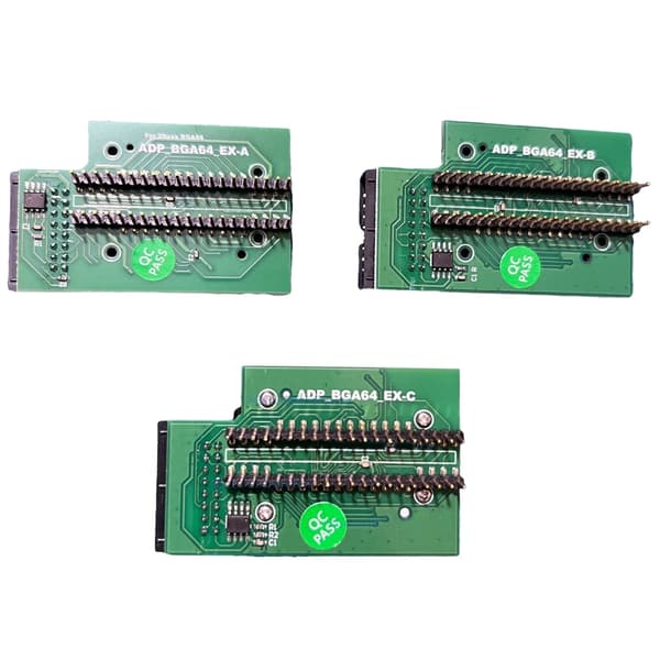 BGA64 IC Socket Adapter 3 i 1 til T48 Præcis Chip Programmering