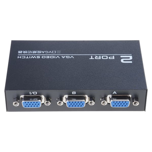 Utility Video Switch Adapter Converter Box 2 Portar för Dator för HD-spelare