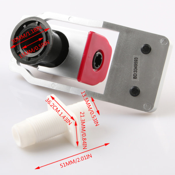 Varmvatten dispenser Maskin Kran Plast Output Switch Förhindra Scald Kids Lock