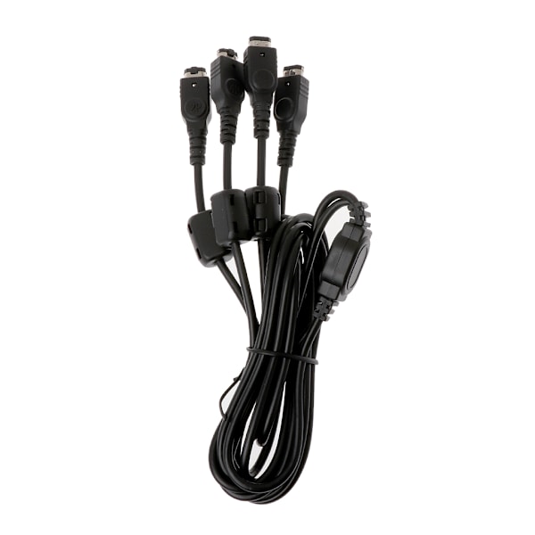 USB 4 Pelaajan Linkkikaapeli Virtajohto Liitäntäjohto Laturi Johto Turvasuojalla GBA GBC SP Gameboylle