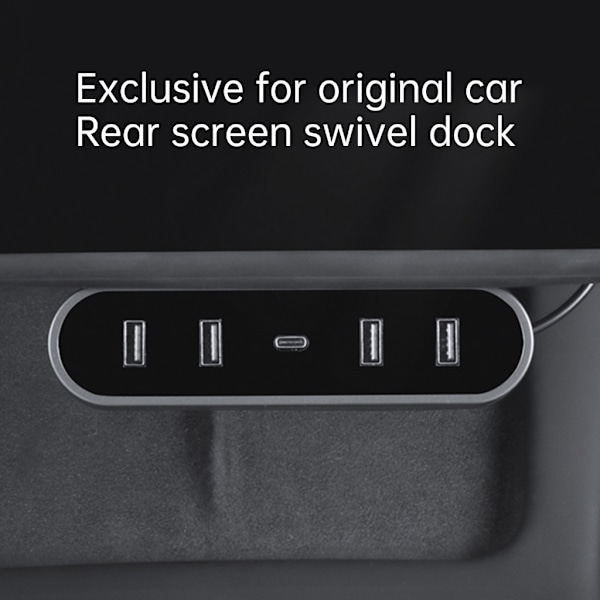 Til Y USB Hub Hurtigopladere Dockingstation med Kabeludvidelsessplitter
