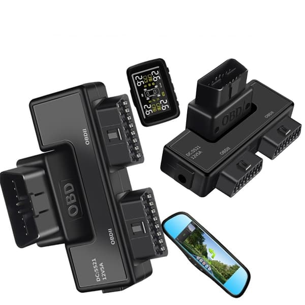 OBD2 En Delad I Två Adapterkabel 16-Pin Kontakt Adapterkabel