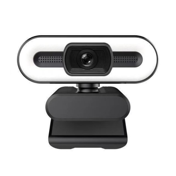 USB 2K / 1080P webbkamera med mikrofon Justerbart påfyllningsljus för videokonferensinspelare Office Webcam PC Laptop 1080P