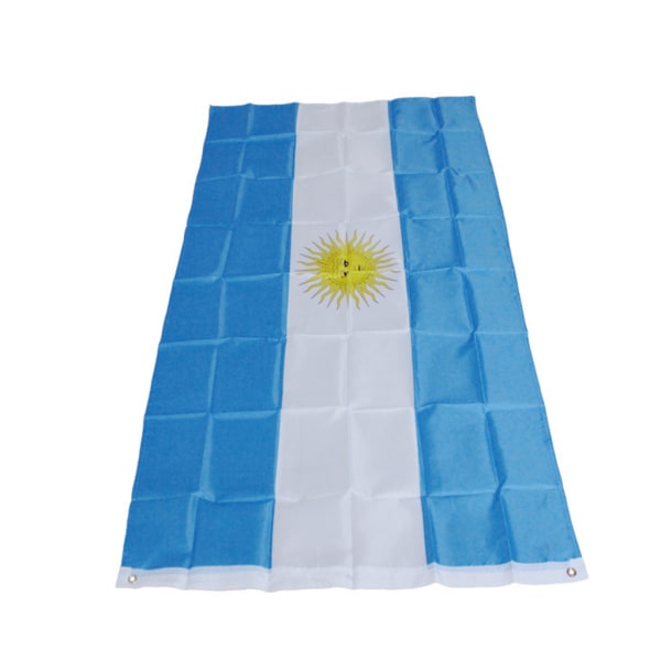 Argentina Flagga 3'x5' för Banner Grommets Toningsbeständig kvalitet Premium kvalitet