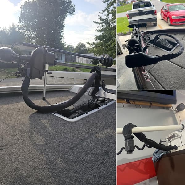 Kabelstrømpe til trollingmotor, 152 cm neopren til professionel daglig brug