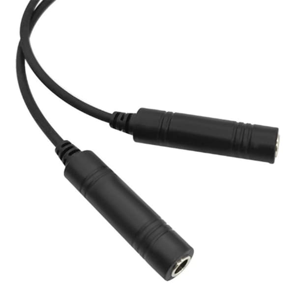 Pilot Headset Konverteringskabel Adapter för Flygkommunikation