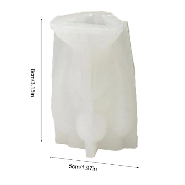 Englevinge Stearinlys Gipsform Silikonform for Hjemmedekorasjon Festlig Gave