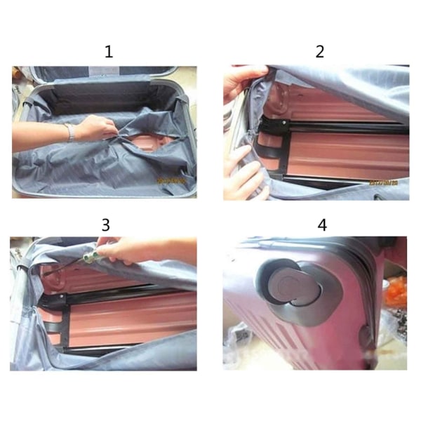 A57 case Bagagehjul Bagagesvängbara vänster och höger hjul DIY resväska ersättningsdelar för de flesta resväskor
